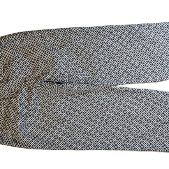 Talbots Monochrome Patterned Wide Leg Pants - Picture 6 of 9